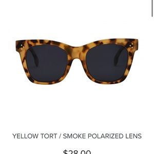 I-sea Stevie sunglasses in yellow tort